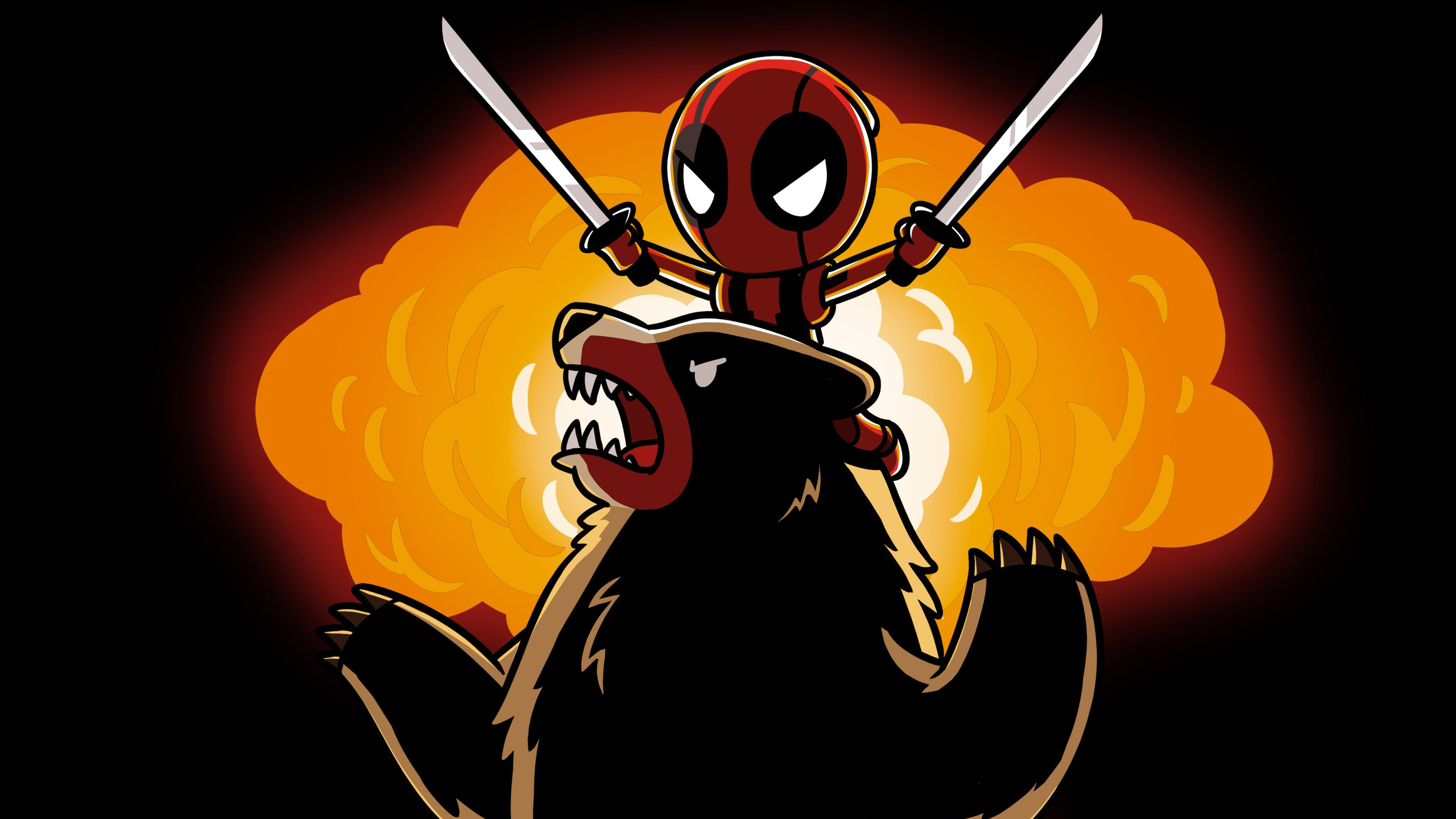 Badass Deadpool, HD Superheroes, 4k Wallpapers, Images ...