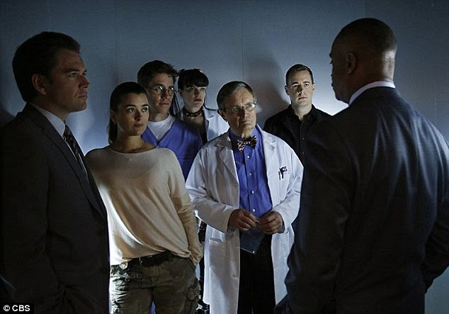 Onscreen: Weatherly, left, plays Special Agent Anthony DiNozzo on NCIS