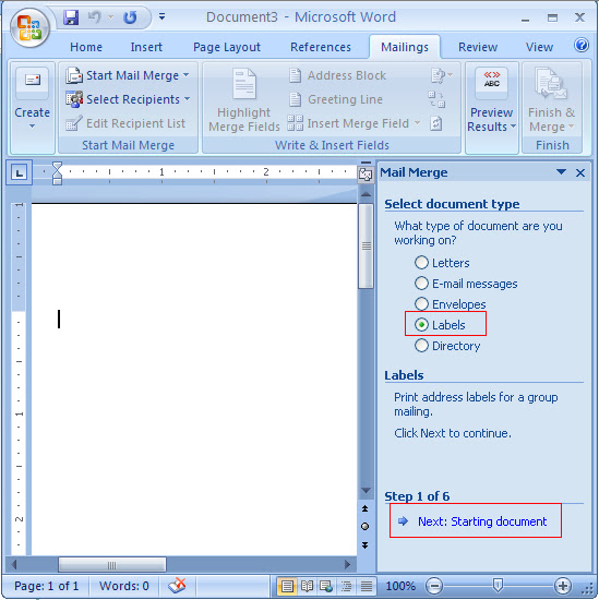 How to Build & Print Your Mailing List by Using Microsoft ...