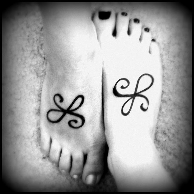 The symbol means friendship, and then it just happened to look like and L 