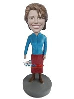 Office Gal Custom Bobble Head Doll 18