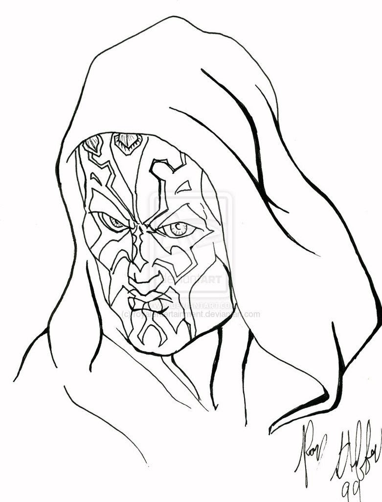 Download Darth Maul Coloring Page - Coloring Home