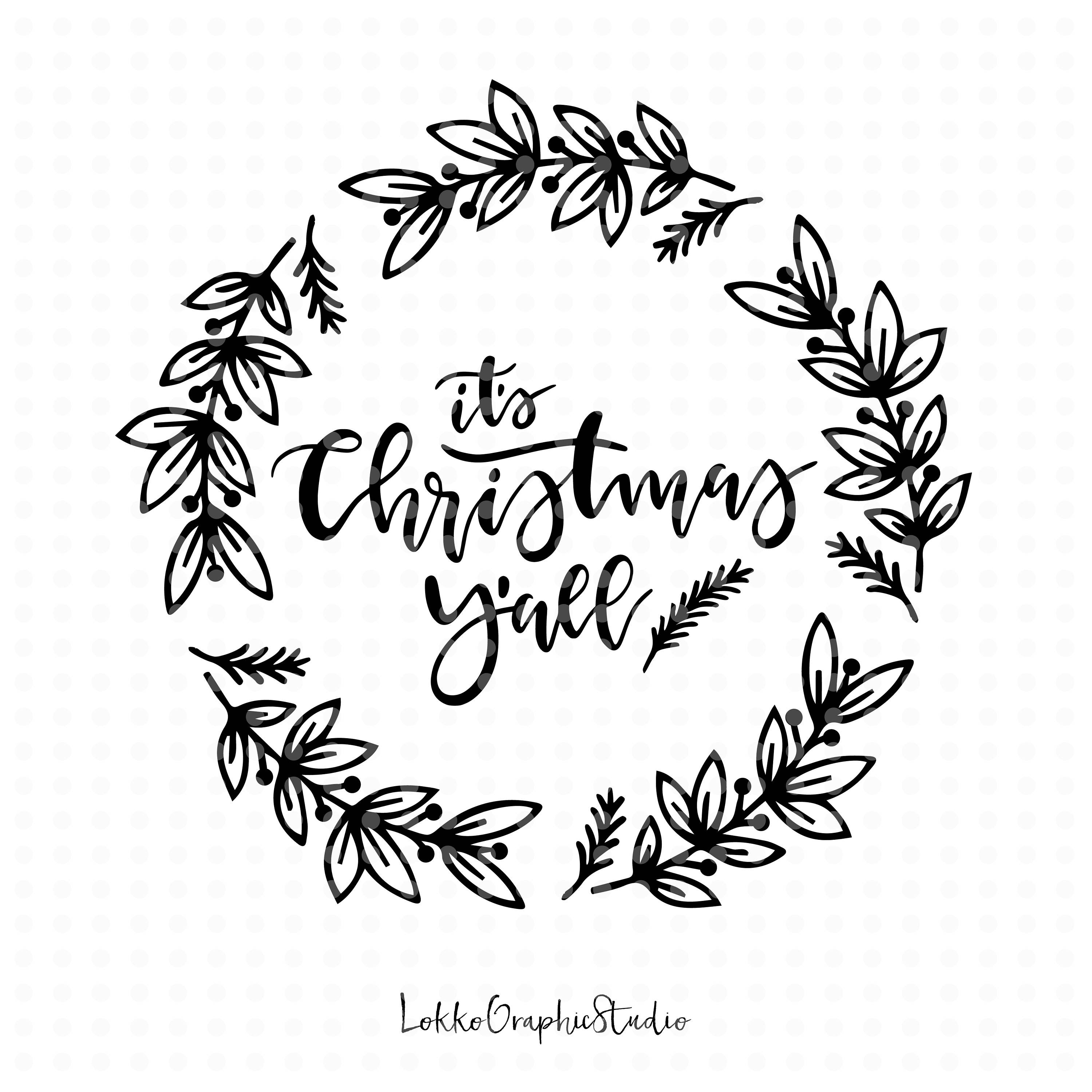Download Christmas Wreath Silhouette at GetDrawings | Free download