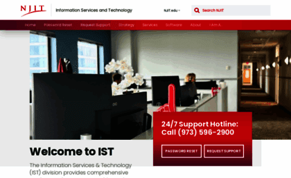 Ist Njit Edu Website Information Services Technology Ist Information Services And Technology