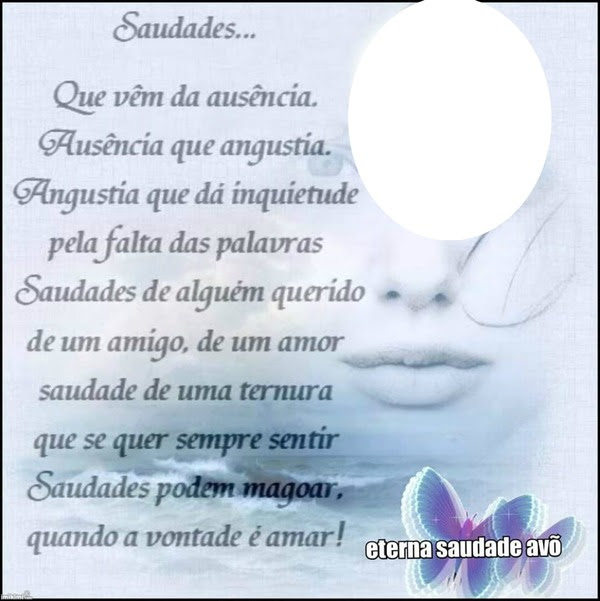 Fotomontage Eterna Saudade Pixiz
