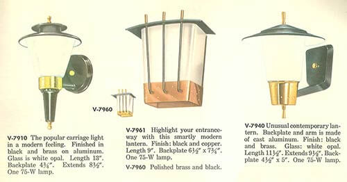 Vintage Virden lighting -- 52 page catalog from 1959 - Retro ...