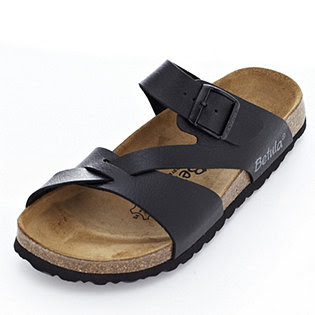 Betula by Birkenstock Carna Crackle Effect Sandal - 106700 | QVCUK