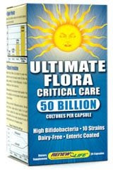 Renew Life Ultimate Flora Critical Care 50 Billion, 60-Count