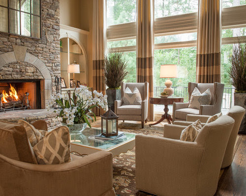 Large Traditional Living Room Design Ideas, Pictures ...