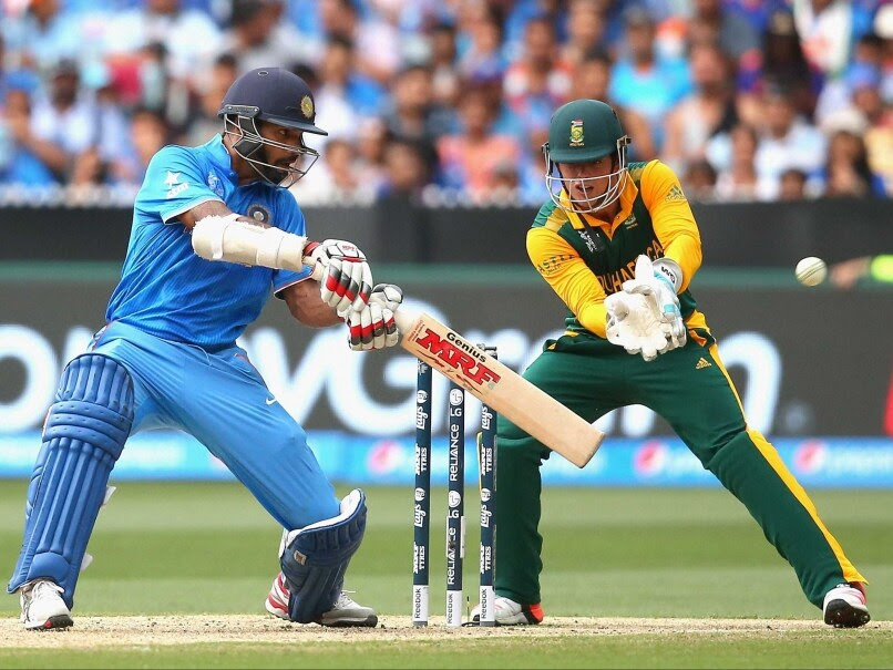 Shikhar Dhawan against South Africa