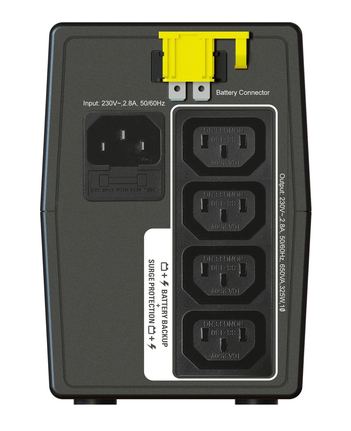 APC Back-UPS 650VA, 230V, AVR, IEC Sockets- BX650LI ...
