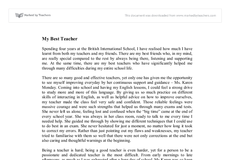 The Best of English Essays as Picked by blupete.