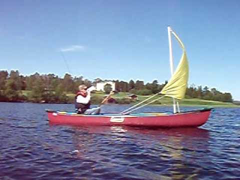 Coleman Canoe Sail - YouTube