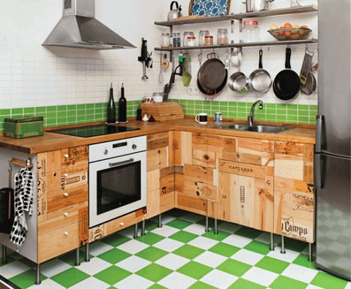 New inspiration: Kitchen Cabinets Inspired by Wine Crates by New Inspiration Home Design