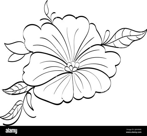  printable flower embroidery pattern design stock vector image art alamy