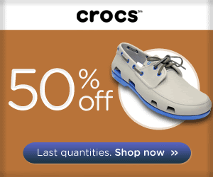 
50% OFF Boat Shoe for men! 
Grab yours @ www.Crocs.com.au