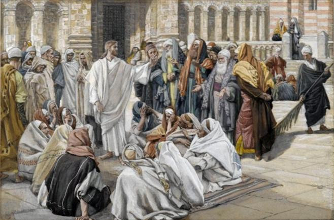 Ficheiro:Brooklyn Museum - The Pharisees Question Jesus (Les pharisiens questionnent JÃÂ©sus) - James Tissot.jpg