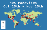 Locations of visitors to this page