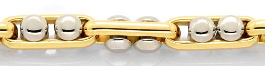 Original-Foto 2, DESIGNER GOLDARMBAND ANKER BEWEGLICHE NIETEN