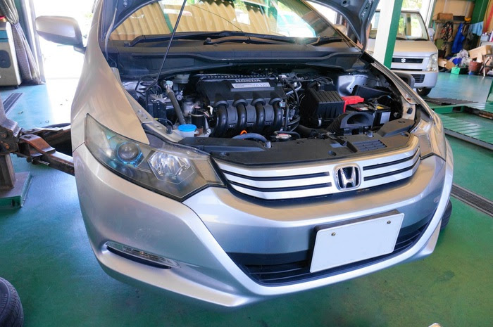 ホンダ インサイトのｃｖｔオイルの交換 浜松 萩丘オート 整備日記 L 整備工場のいっぽ一歩 萩丘オートの店長日記