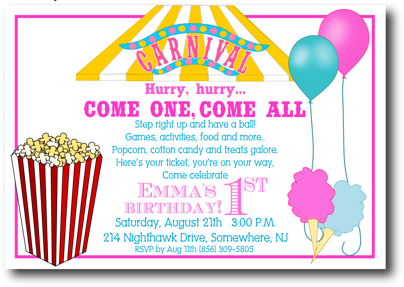 Posts related to Free Printable Carnival Invitation Templates