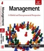 Management a Global & Entrepreneurial Perspective, by WEIHRICH