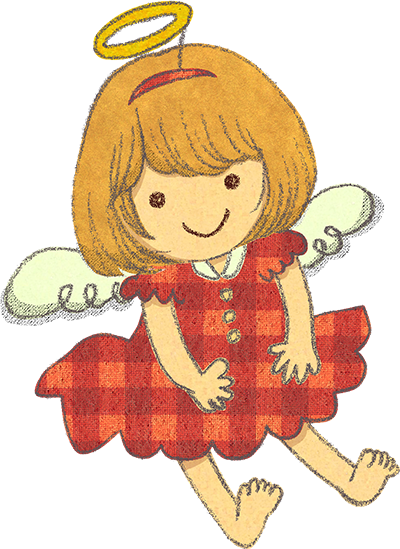 天使 02のイラスト かわいいフリー素材が無料のイラストレイン