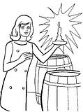 Investigating in the dark Nancy Drew coloring sheets for free.