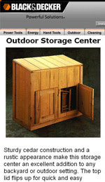 outdoor storage sheds plans DIY Woodworking Blueprints Plan outdoor ...