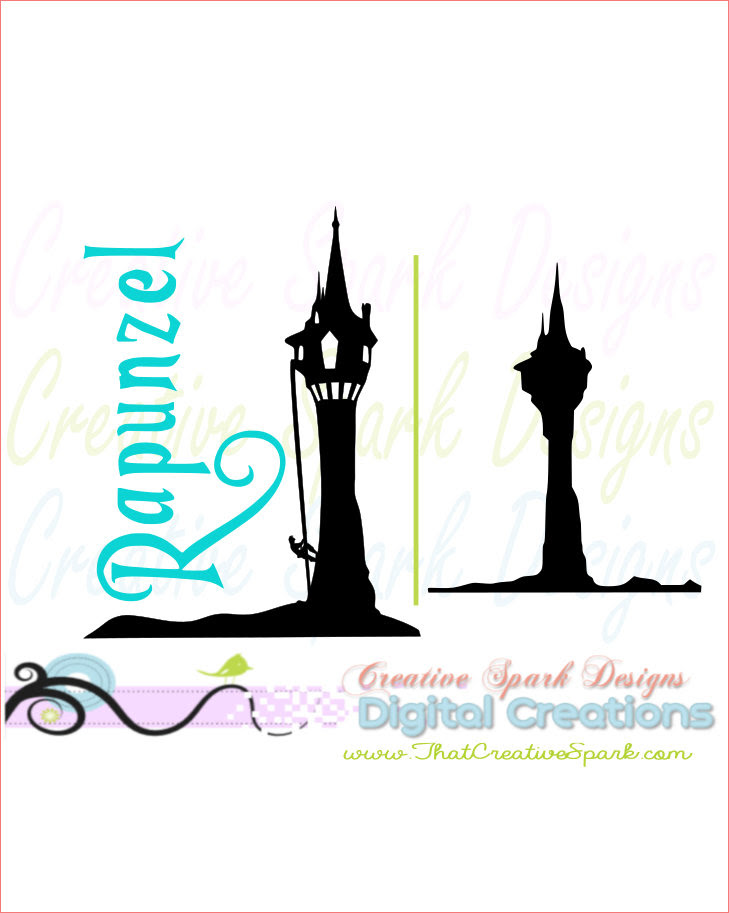 Download Rapunzel Silhouette at GetDrawings | Free download