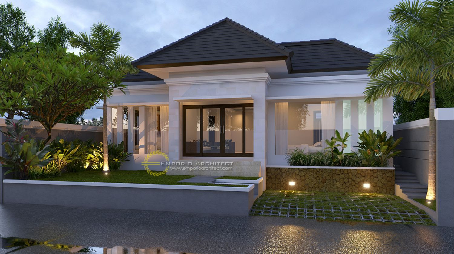 Desain rumah pak syaikh  Jasa Arsitek Desain Rumah Villa 