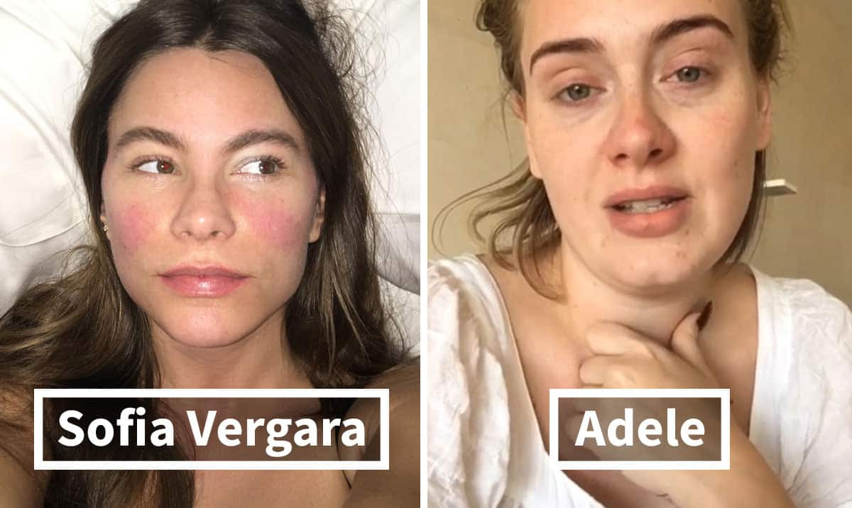 These 20+ Images Of Celebrities Without Makeup Prove They ...