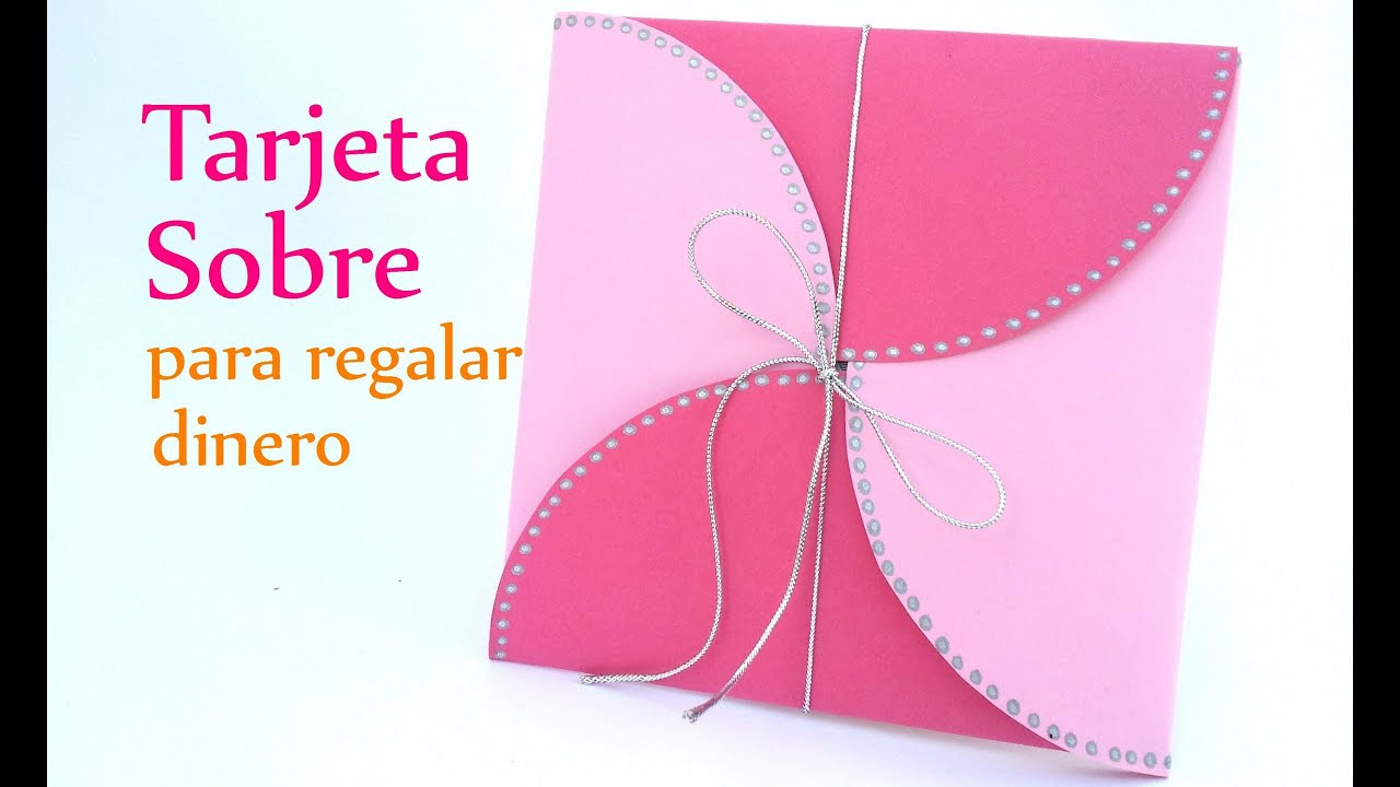 Manualidades: TARJETA para regalar DINERO - Innova 
