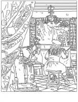 Disegni Da Colorare Di Quadri Famosi Leonardo Da Vinci Picasso Van Gogh Monet Manet
