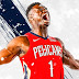 Zion Williamson Wallpaper - Wendell Carter Jr. discusses Duke F Zion Williamson - Zion williamson #1 of the duke blue devils dunks the ball against the syracuse orange during their game in the quarterfinal round of the 2019 men's acc.
