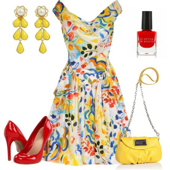 spring floral ~~ this site doesn't tell you ANYTHING about the outfit :-/