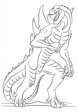 coloriage  godzilla la série  coloriages à imprimer