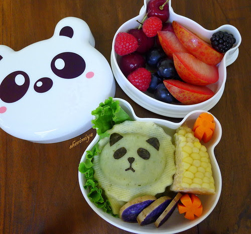 Panda Ravioli Bento by sherimiya ♥