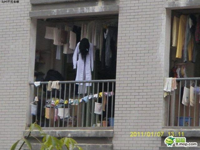 Stylish Horror Laundry Drying