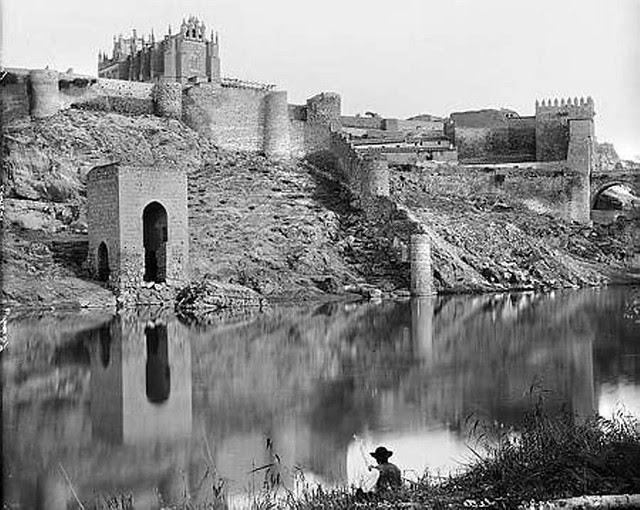 Baño de la Cava hacia 1880. Fotografía de Levy