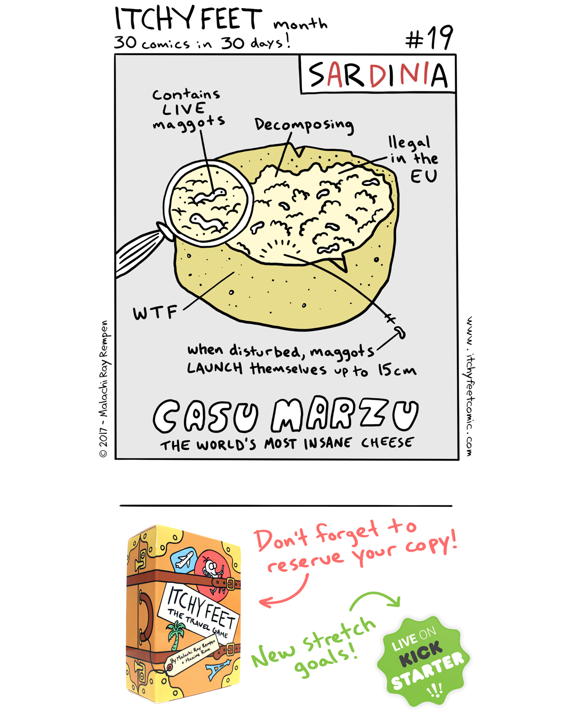 Casu Marzu: the insane Sardinian Corsican cheese with live maggots that jump out at you