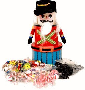 Nut Cracker Tower Candy Gift Box
