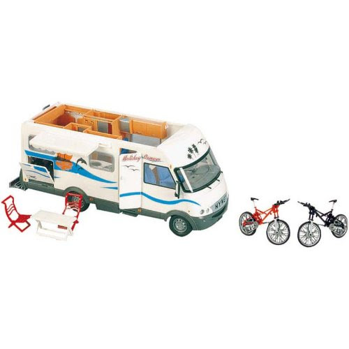 Majorette - 213314847 - Véhicule Miniature et Circuit - Camper Holiday - Kids Mate - 40 cm