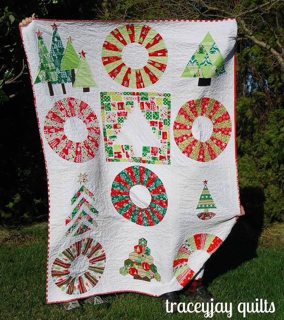 Christmas tree quilt finished!