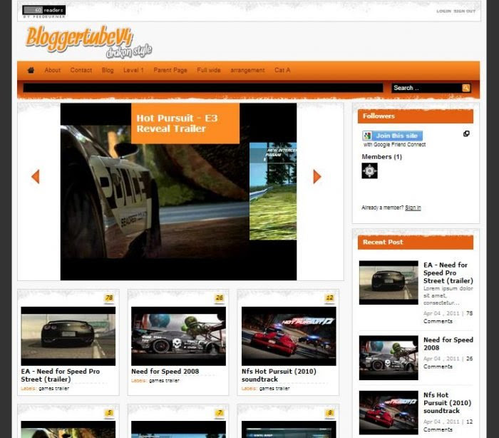Blogger Tube V4