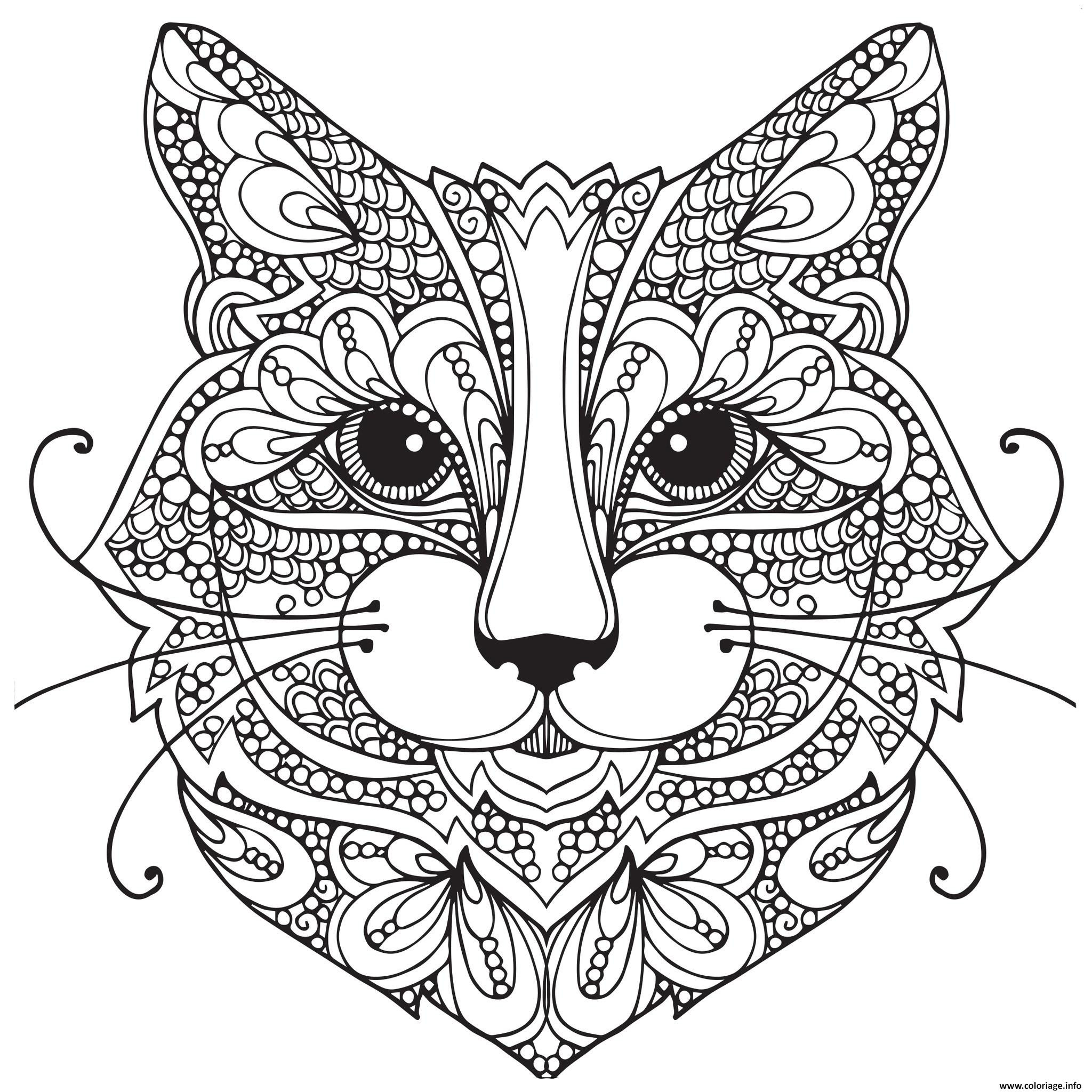 Coloriage Adulte Animaux A Imprimer