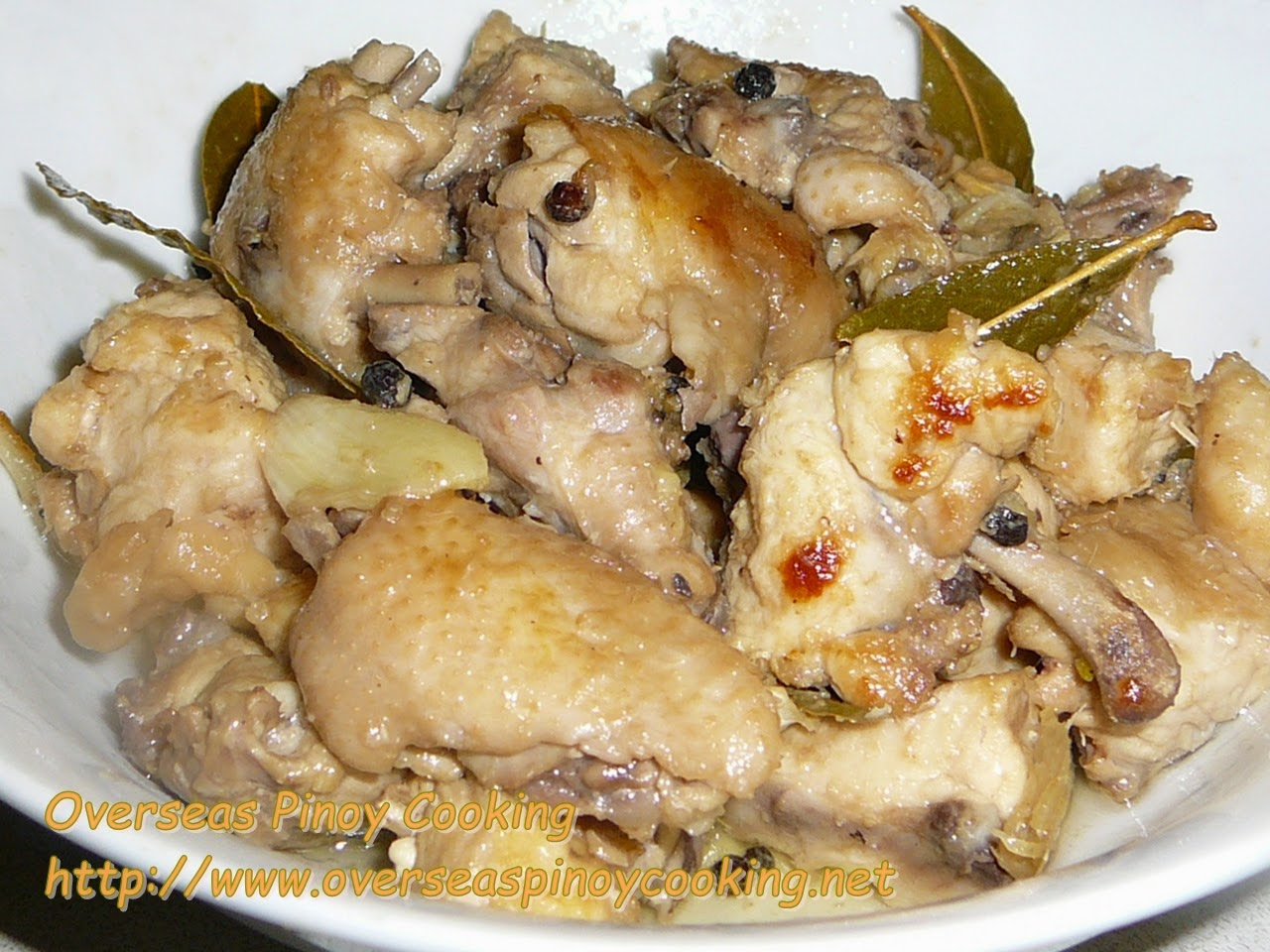 White Chicken Adobo, Adobong Puti