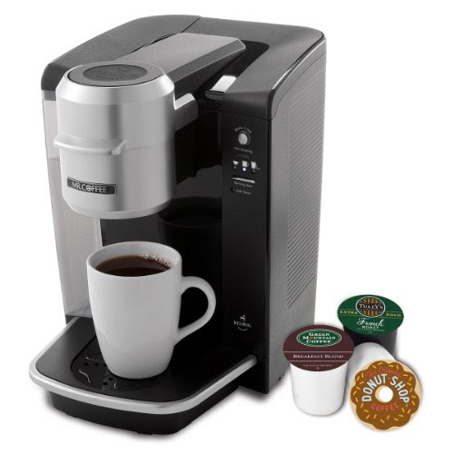 Mr. Coffee BVMC-KG6-001 Single Serve Coffee Brewer Powered by Keurig Brewing Technology, Black
