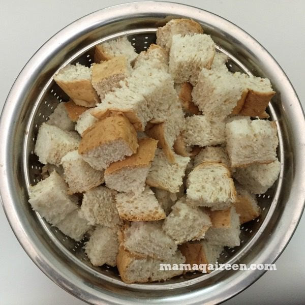 Resepi Puding Roti Sos Kastard Sedap, Bersama Gambar Yang 