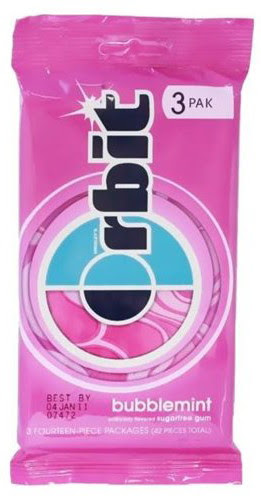 Orbit Chewing Gum 3-Pack $1.25 at Walmart - The Krazy Coupon Lady
